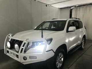 2019 Toyota Landcruiser Prado GDJ150R GXL White 6 Speed Sports Automatic Wagon.