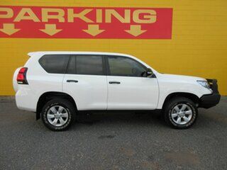 2018 Toyota Landcruiser Prado GDJ150R GX White 6 Speed Sports Automatic Wagon