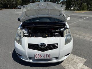 2006 Toyota Yaris NCP90R YR White 4 Speed Automatic Hatchback