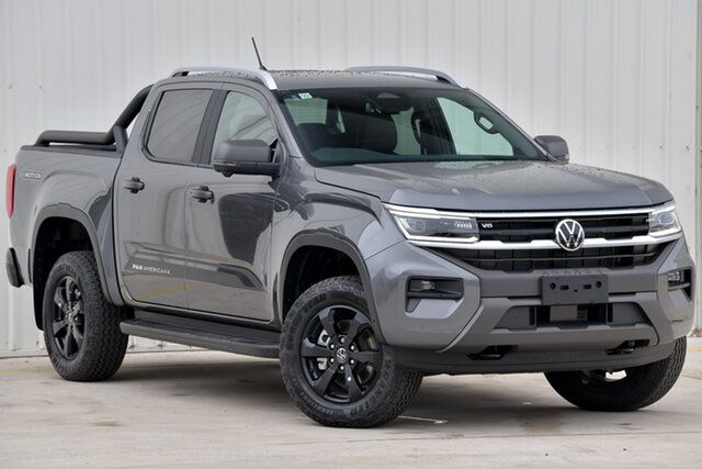 New Volkswagen Amarok NF MY24 TDI600 4MOTION Perm PanAmericana Mulgrave, 2024 Volkswagen Amarok NF MY24 TDI600 4MOTION Perm PanAmericana Dark Grey 10 Speed Automatic Utility
