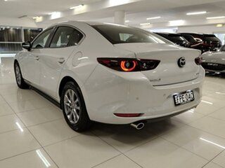 2024 Mazda 3 BP2S7A G20 SKYACTIV-Drive Pure White 6 Speed Sports Automatic Sedan