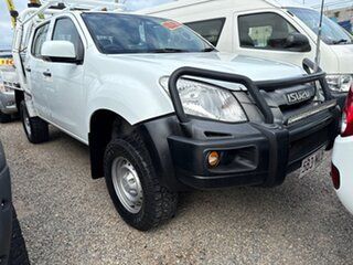 2014 Isuzu D-MAX TF MY14 SX 4x4 White 5 Speed Manual Crewcab