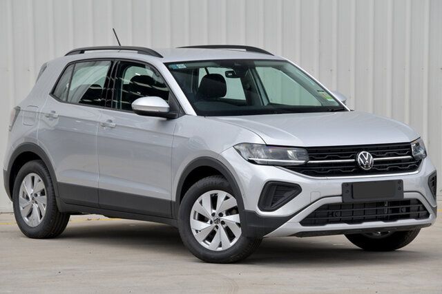 Demo Volkswagen T-Cross D31 MY24 85TSI DSG FWD Life Mulgrave, 2024 Volkswagen T-Cross D31 MY24 85TSI DSG FWD Life Reflex Silver 7 Speed
