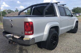 2012 Volkswagen Amarok 2H MY12 TDI400 4Mot Highline Silver 6 Speed Manual Utility