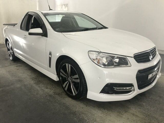 Used Holden Ute VF MY14 SV6 Ute Storm Maryville, 2014 Holden Ute VF MY14 SV6 Ute Storm White 6 Speed Manual Utility