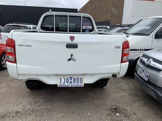 2016 Mitsubishi Triton MQ MY16 Upgrade GLX White 6 Speed Manual Dual Cab Utility
