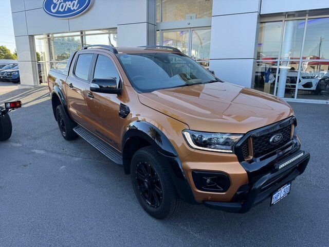 Used Ford Ranger PX MkIII 2021.75MY Wildtrak Morley, 2022 Ford Ranger PX MkIII 2021.75MY Wildtrak Saber 10 Speed Sports Automatic Dual Cab