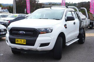 2017 Ford Ranger PX MkII XL Hi-Rider White 6 Speed Sports Automatic Cab Chassis.