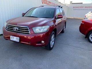 2007 Toyota Kluger GSU40R KX-S (FWD) Burgundy 5 Speed Automatic Wagon
