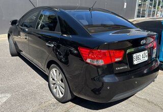 2009 Kia Cerato TD MY09 SLi Black 4 Speed Sports Automatic Sedan.