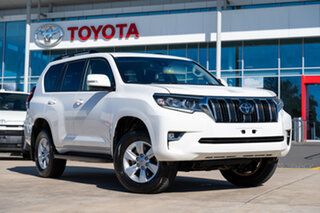 2023 Toyota Landcruiser Prado GDJ150R GXL Glacier White 6 Speed Sports Automatic Wagon.