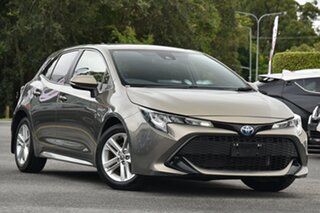 2018 Toyota Corolla ZWE211R Ascent Sport E-CVT Hybrid Bronze 1 Speed Constant Variable Hatchback.
