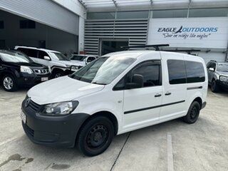 2012 Volkswagen Caddy 2KN MY13 TDI320 Maxi DSG White 6 Speed Sports Automatic Dual Clutch Van