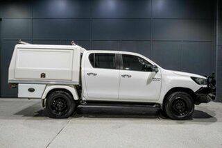 2016 Toyota Hilux GUN126R SR (4x4) White 6 Speed Manual Dual Cab Chassis
