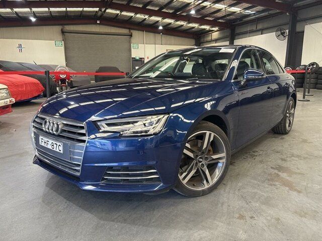 Used Audi A4 F4 (B9) 2.0 TFSI S Tronic Sport McGraths Hill, 2016 Audi A4 F4 (B9) 2.0 TFSI S Tronic Sport Blue 7 Speed Auto Dual Clutch Sedan