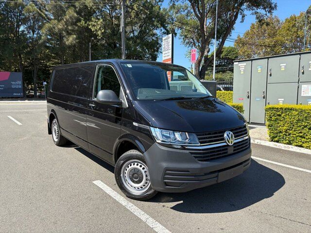 New Volkswagen Transporter T6.1 MY24 TDI340 LWB DSG Botany, 2024 Volkswagen Transporter T6.1 MY24 TDI340 LWB DSG Black 7 Speed Sports Automatic Dual Clutch Van