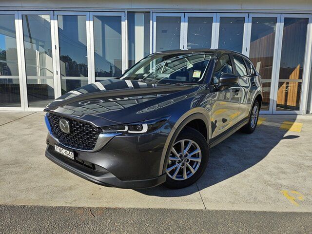 Demo Mazda CX-5 KF2WLA G25 SKYACTIV-Drive FWD Maxx Sport Hamilton, 2024 Mazda CX-5 KF2WLA G25 SKYACTIV-Drive FWD Maxx Sport Machine Grey 6 Speed Sports Automatic Wagon