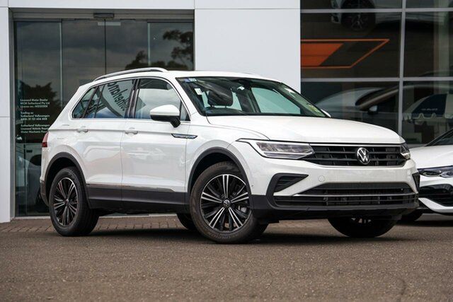 Demo Volkswagen Tiguan 5N MY24 132TSI Life DSG 4MOTION Sutherland, 2024 Volkswagen Tiguan 5N MY24 132TSI Life DSG 4MOTION Pure White 7 Speed