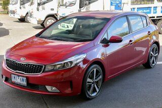 2017 Kia Cerato YD MY18 Sport+ Red 6 Speed Sports Automatic Hatchback