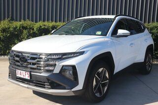 2024 Hyundai Tucson NX4.V3 MY25 Elite D-CT AWD White Cream 7 Speed Sports Automatic Dual Clutch