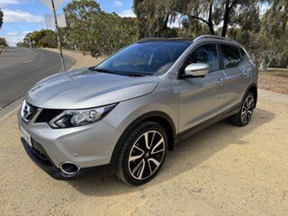2017 Nissan Qashqai J11 TI Silver 1 Speed Constant Variable Wagon.