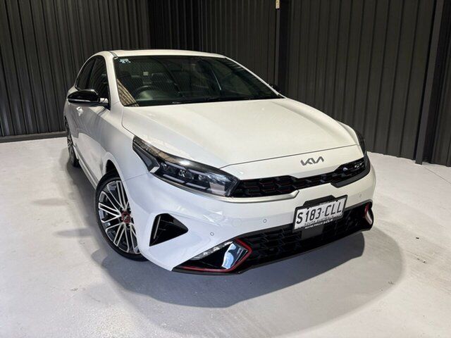 Used Kia Cerato BD MY22 GT DCT Reynella, 2021 Kia Cerato BD MY22 GT DCT White 7 Speed Sports Automatic Dual Clutch Sedan