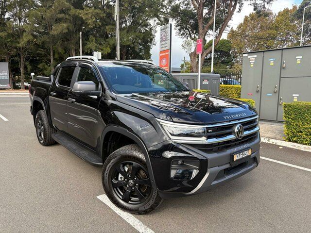 Demo Volkswagen Amarok NF MY24 TDI600 4MOTION Perm PanAmericana Botany, 2024 Volkswagen Amarok NF MY24 TDI600 4MOTION Perm PanAmericana Black 10 Speed Automatic Utility