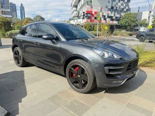 2017 Porsche Macan 95B MY17 Turbo PDK AWD Grey 7 Speed Sports Automatic Dual Clutch Wagon.