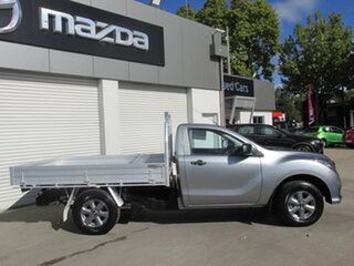 2018 Mazda BT-50 UR0YE1 XT 4x2 Silver 6 Speed Manual Cab Chassis.