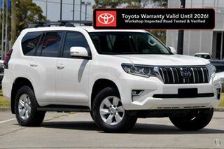 2021 Toyota Landcruiser Prado GDJ150R GXL White 6 Speed Sports Automatic Wagon