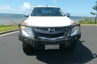 2013 Mazda BT-50 UP0YF1 XTR White 6 Speed Manual Utility.