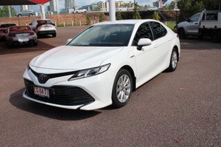 2020 Toyota Camry Axvh70R Hybrid Glacier White 6 Speed Automatic Sedan