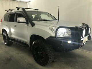 2013 Toyota Landcruiser Prado KDJ150R GXL Silver 5 Speed Sports Automatic Wagon.