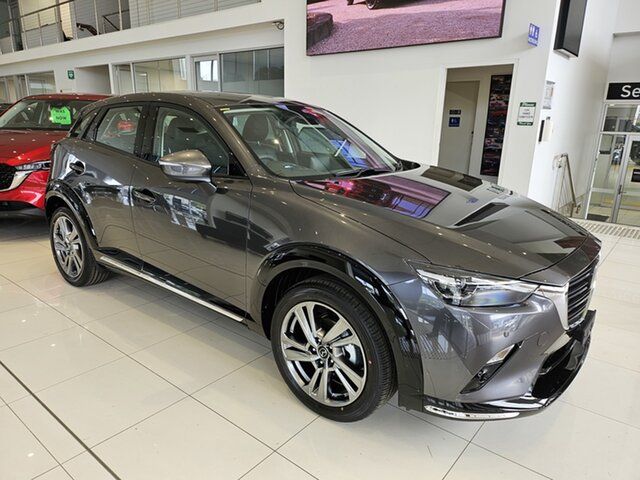 New Mazda CX-3 DK2W7A G20 SKYACTIV-Drive FWD Akari Hamilton, 2025 Mazda CX-3 DK2W7A G20 SKYACTIV-Drive FWD Akari Machine Grey 6 Speed Sports Automatic Wagon