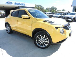 2015 Nissan Juke F15 Series 2 Ti-S X-tronic AWD Yellow 1 Speed Constant Variable Hatchback.