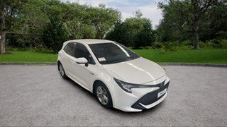 2022 Toyota Corolla ZWE211R Ascent Sport Hybrid White Continuous Variable Hatchback.