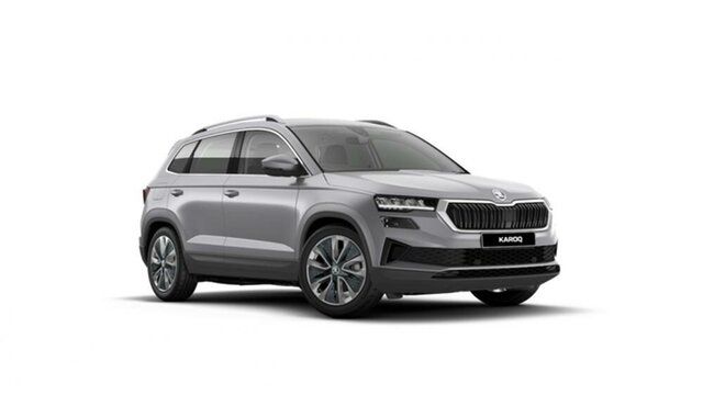 Used Skoda Karoq NU MY23.5 110TSI FWD Style Mount Gravatt, 2023 Skoda Karoq NU MY23.5 110TSI FWD Style Brilliant Silver 8 Speed Automatic Wagon