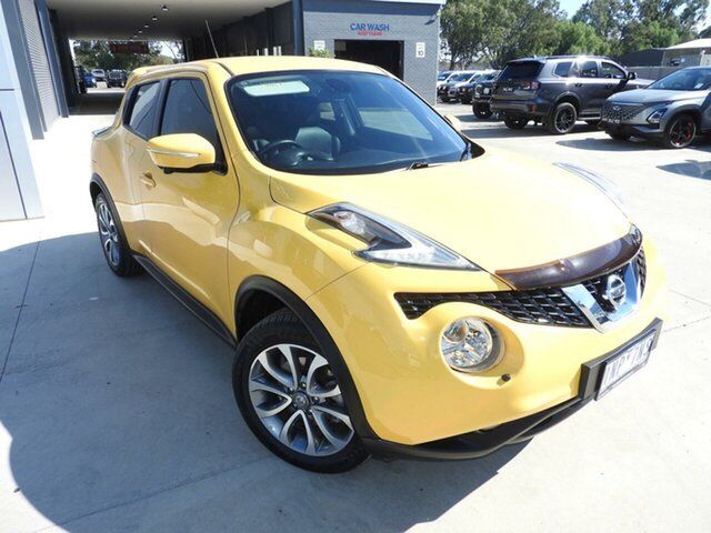 Used Nissan Juke F15 Series 2 Ti-S X-tronic AWD Epsom, 2015 Nissan Juke F15 Series 2 Ti-S X-tronic AWD Yellow 1 Speed Constant Variable Hatchback