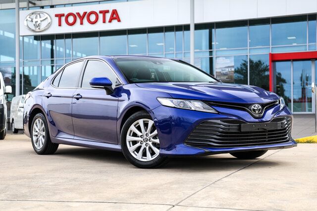 Pre-Owned Toyota Camry ASV70R Ascent Blacktown, 2020 Toyota Camry ASV70R Ascent Lunar Blue 6 Speed Sports Automatic Sedan
