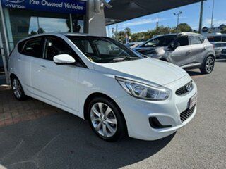 2018 Hyundai Accent RB6 MY19 Sport Chalk White 6 Speed Sports Automatic Hatchback