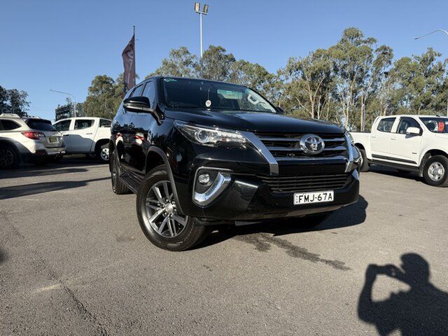 Used Toyota Fortuner GUN156R Crusade Maitland, 2018 Toyota Fortuner GUN156R Crusade Black 6 Speed Automatic Wagon