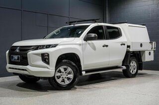 2021 Mitsubishi Triton MR MY22 Glx+ (4x4) White 6 Speed Automatic Double Cab Pick Up.