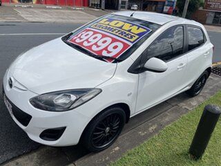 2013 Mazda 2 DE10Y2 MY13 Neo White 5 Speed Manual Hatchback.