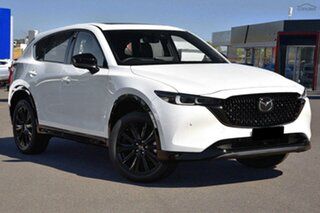 2025 Mazda CX-5 KF4WLA G25 SKYACTIV-Drive i-ACTIV AWD GT SP White 6 Speed Sports Automatic Wagon.