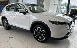 2025 Mazda CX-5 KF4WLA G25 SKYACTIV-Drive i-ACTIV AWD Touring Rhodium White 6 Speed Sports Automatic.