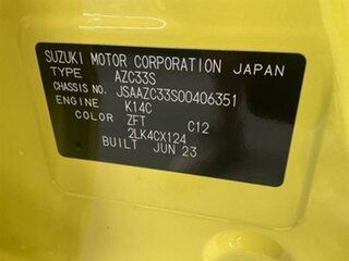 2023 Suzuki Swift AZ Series II MY22 Sport Turbo Yellow 6 Speed Automatic Hatchback