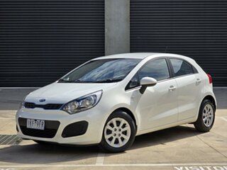 2013 Kia Rio UB MY13 S White 4 Speed Sports Automatic Hatchback