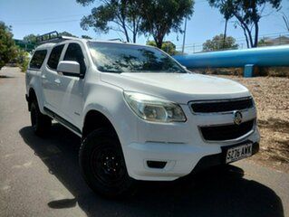 2013 Holden Colorado RG MY13 LT White 6 Speed Sports Automatic Crewcab.