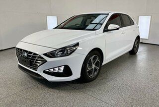 2021 Hyundai i30 PD.V4 MY22 White 6 Speed Automatic Hatchback.