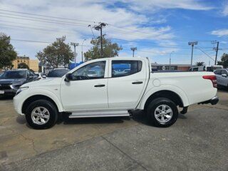2016 Mitsubishi Triton MQ MY16 GLX+ Double Cab White 5 Speed Sports Automatic Utility